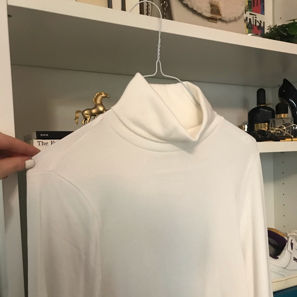 White J Crew turtleneck